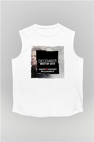 Ferry Corsten Beyaz Unisex Kolsuz Tişört