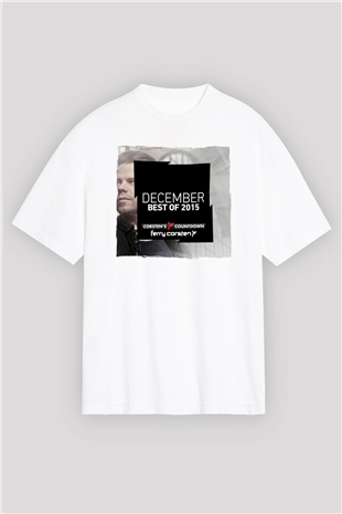 Ferry Corsten Beyaz Oversize Tişört Oversize T-shirt - TişörtFabrikası
