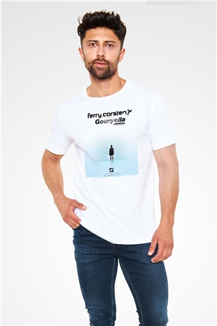 Ferry Corsten Beyaz Unisex Tişört T-Shirt - TişörtFabrikası