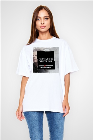 Ferry Corsten Beyaz Oversize Tişört Oversize T-shirt - TişörtFabrikası