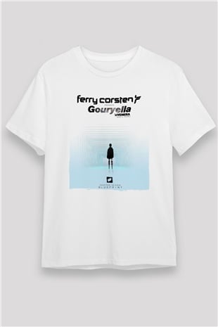 Ferry Corsten Beyaz Unisex Tişört T-Shirt - TişörtFabrikası