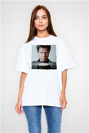 Ferry Corsten Beyaz Oversize Tişört Oversize T-shirt - TişörtFabrikası