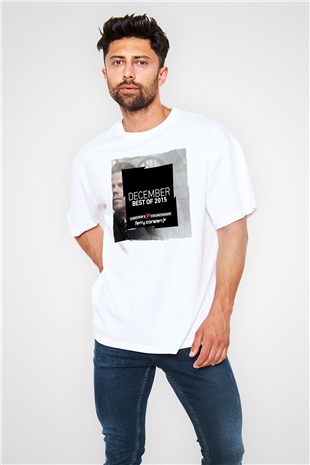 Ferry Corsten Beyaz Oversize Tişört Oversize T-shirt - TişörtFabrikası