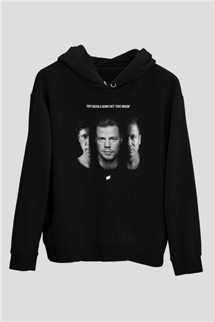 Ferry Corsten Siyah Unisex Kapüşonlu Sweatshirt