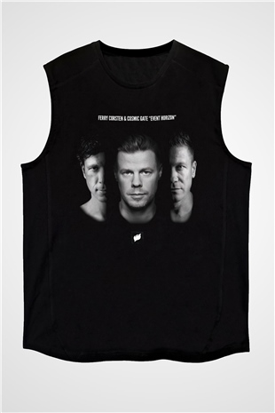 Ferry Corsten Siyah Unisex Kolsuz Tişört