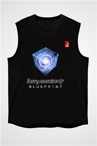 Ferry Corsten Siyah Unisex Kolsuz Tişört