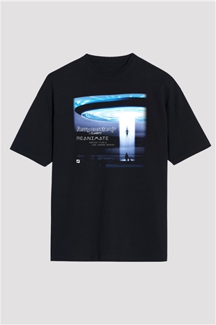 Ferry Corsten Siyah Unisex Oversize Tişört T-Shirt
