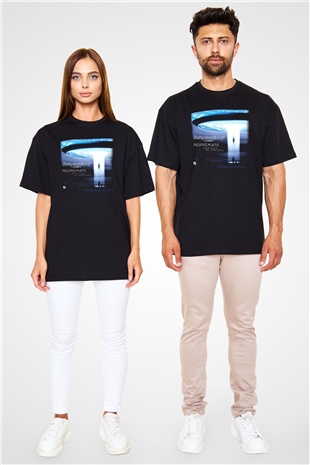 Ferry Corsten Siyah Unisex Oversize Tişört T-Shirt