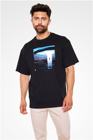Ferry Corsten Siyah Unisex Oversize Tişört T-Shirt
