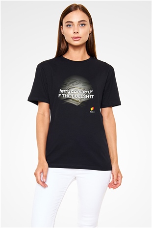 Ferry Corsten Siyah Unisex Tişört T-Shirt - TişörtFabrikası