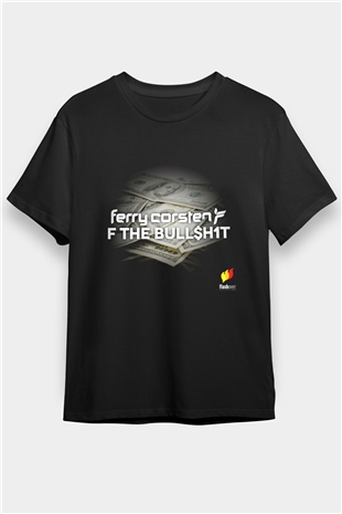 Ferry Corsten Siyah Unisex Tişört T-Shirt - TişörtFabrikası
