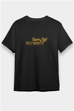 Ferry Corsten Siyah Unisex Tişört T-Shirt - TişörtFabrikası