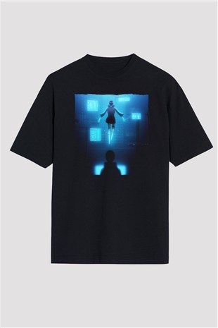 Ferry Corsten Siyah Oversize Tişört Oversize T-shirt - TişörtFabrikası