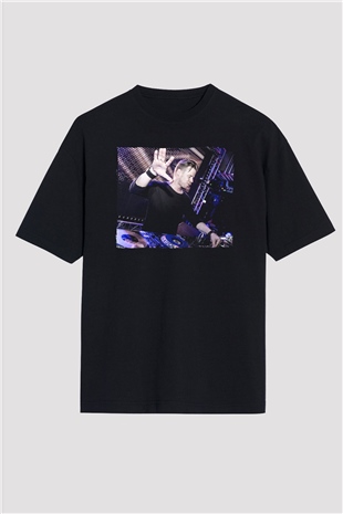 Ferry Corsten Siyah Oversize Tişört Oversize T-shirt - TişörtFabrikası