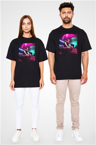 Ferry Corsten Siyah Oversize Tişört Oversize T-shirt - TişörtFabrikası