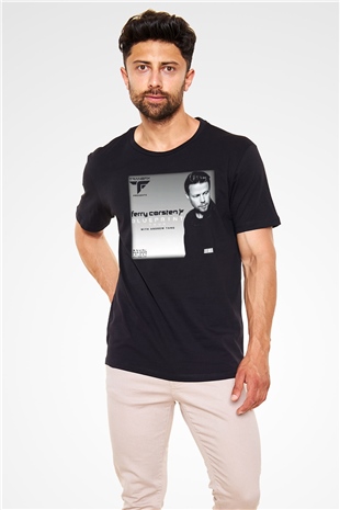 Ferry Corsten Siyah Unisex Tişört T-Shirt - TişörtFabrikası