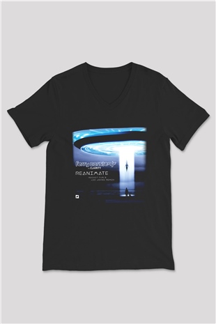 Ferry Corsten Siyah Unisex V Yaka Tişört T-Shirt