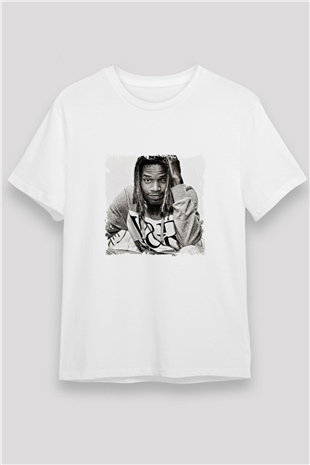 Fetty Wap Baskılı Unisex Beyaz Tişört