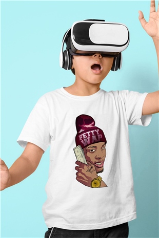Fetty Wap Beyaz Unisex Çocuk Tişört