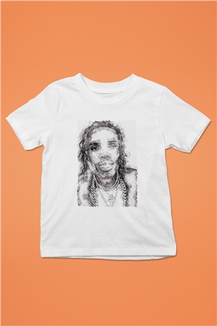 Fetty Wap Beyaz Unisex Çocuk Tişört