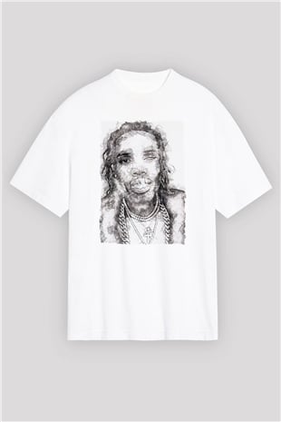 Fetty Wap Beyaz Oversize Tişört Oversize T-shirt - TişörtFabrikası