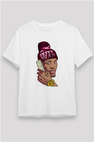 Fetty Wap Beyaz Unisex Tişört T-Shirt - TişörtFabrikası