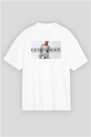 Fetty Wap Beyaz Oversize Tişört Oversize T-shirt - TişörtFabrikası