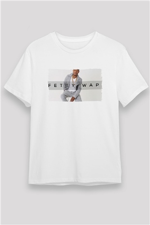 Fetty Wap Beyaz Unisex Tişört T-Shirt - TişörtFabrikası