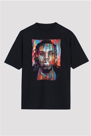 Fetty Wap Siyah Oversize Tişört Oversize T-shirt - TişörtFabrikası