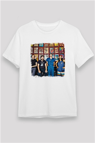 Fidlar Baskılı Unisex Beyaz Tişört