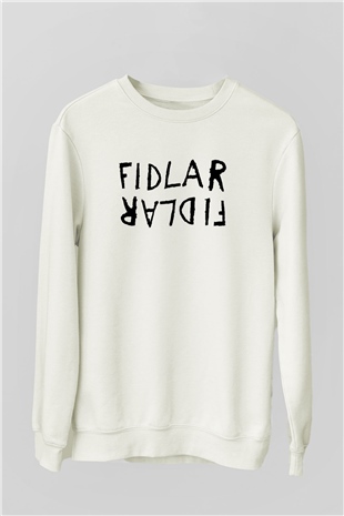 Fidlar Beyaz Unisex Sweatshirt