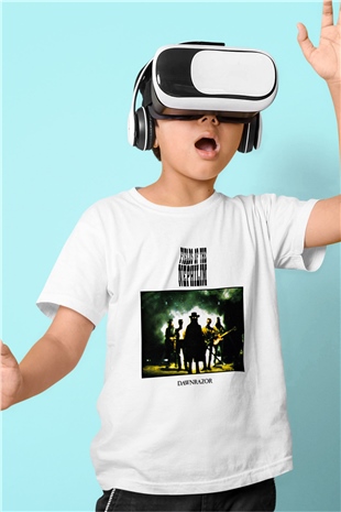 Fields of the Nephilim Baskılı Unisex Beyaz Çocuk Tişört