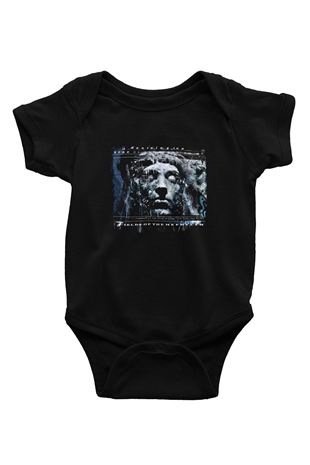 Fields of the Nephilim Baskılı Unisex Siyah Bebek Body - Zıbın