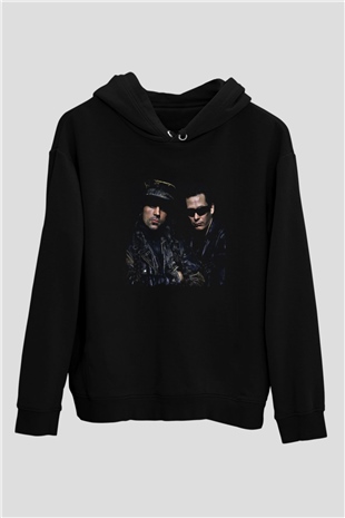 Fields of the Nephilim Baskılı Unisex Siyah Hoodie