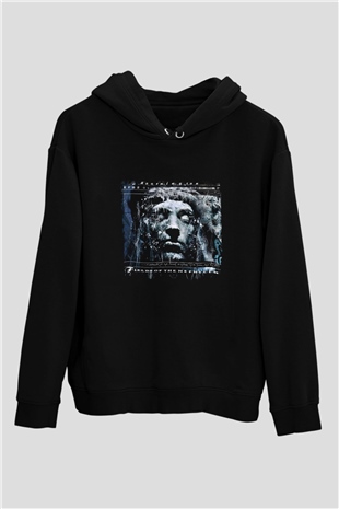 Fields of the Nephilim Baskılı Unisex Siyah Hoodie