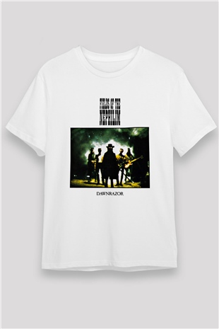 Fields of the Nephilim Baskılı Unisex Beyaz Tişört
