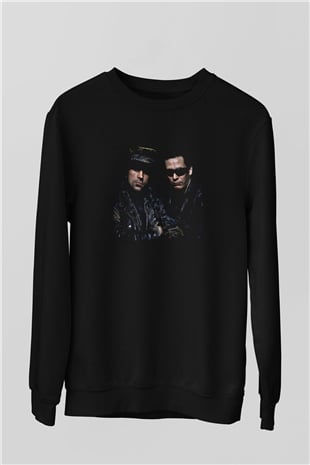 Fields of the Nephilim Baskılı Unisex Siyah Sweatshirt