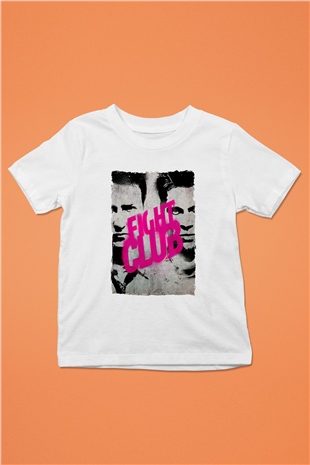 Fight Club Dövüş Klubü Beyaz Unisex  Çocuk Tişört