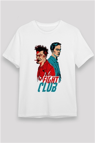 Fight Club Dövüş Klubü Beyaz Unisex Tişört