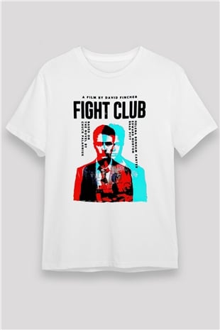 Fight Club Dövüş Klubü Beyaz Unisex Tişört