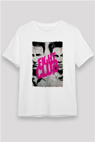 Fight Club Dövüş Klubü Beyaz Unisex Tişört