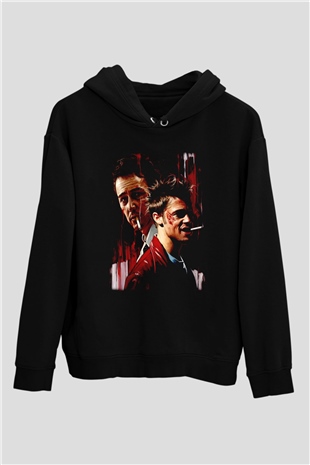 Fight Club Dövüş Klubü Siyah Unisex Hoodie