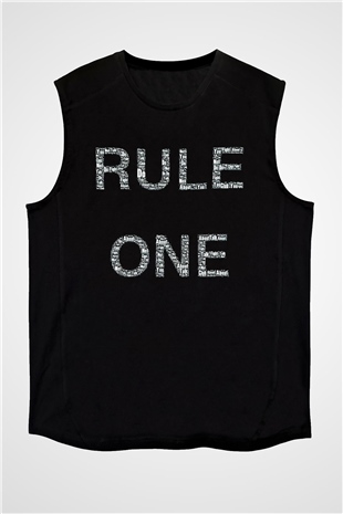 Fight Club Dövüş Klubü Siyah Unisex Kolsuz Tişört