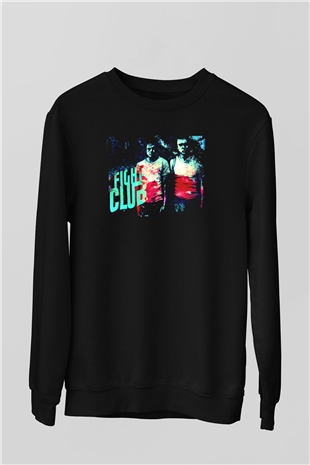 Fight Club Dövüş Klubü Siyah Unisex Sweatshirt