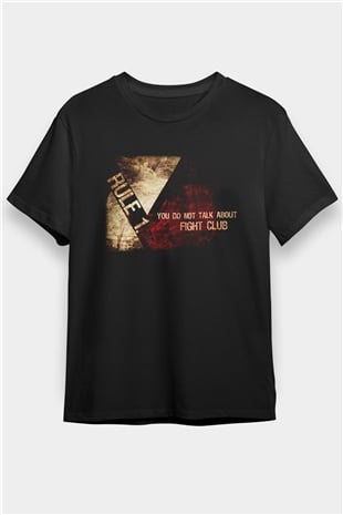 Fight Club Dövüş Klubü Siyah Unisex Tişört