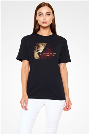 Fight Club Dövüş Klubü Siyah Unisex Tişört