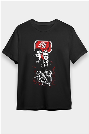 Fight Club Dövüş Klubü Siyah Unisex Tişört