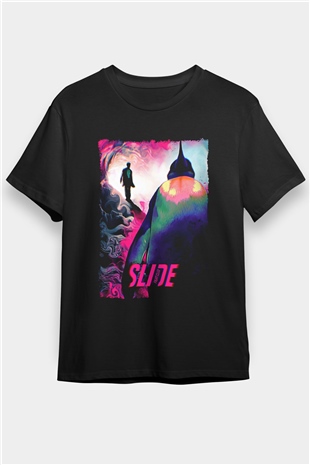 Fight Club (Tyler Durden) Baskılı Unisex Siyah Tişört - Tshirt
