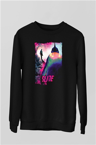 Fight Club (Tyler Durden) Baskılı Unisex Siyah Sweatshirt