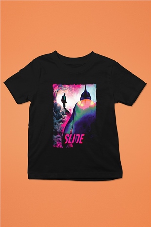 Fight Club (Tyler Durden) Baskılı Unisex Siyah Çocuk Tişört - Tshirt